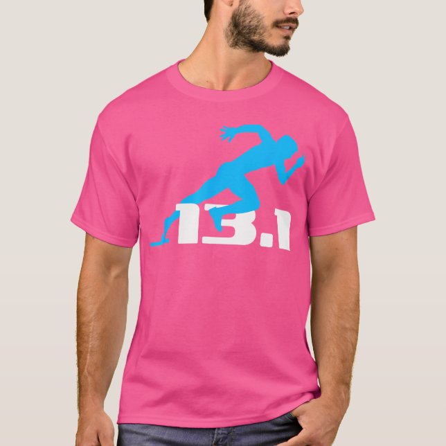 Halv maraton 13 1 Springer T Shirt (Framsida)