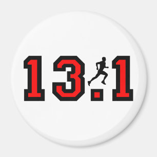 Halv maraton för coola 13,1 magnet