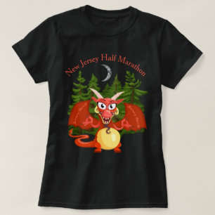 Halv maraton för Jersey djävulen Tee