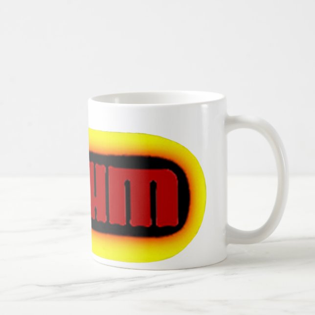 Halv maskinmugg för halv man kaffemugg (Höger)