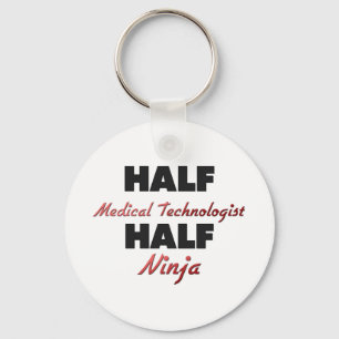 Halv medicinsk Technologist halva Ninja Nyckelring