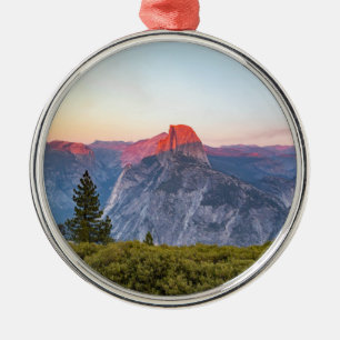 Halv nationalpark för kupol Yosemite Julgransprydnad Metall