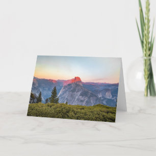 Halv nationalpark för kupol Yosemite Kort