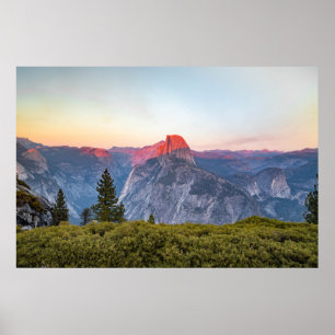 Halv nationalpark för kupol Yosemite Poster