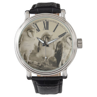 Halv odlad Uggla Watch Armbandsur
