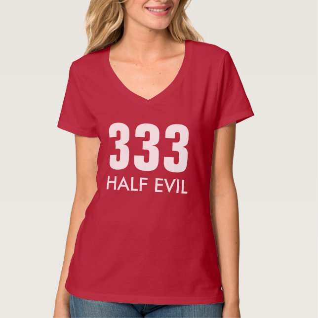 Halv ondska tee shirt (Framsida)