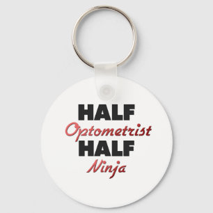 Halv optometriker halva Ninja Nyckelring