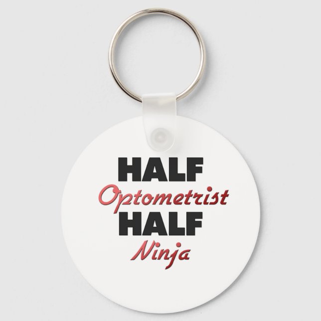 Halv optometrist Halva Ninja Nyckelring (Framsida)