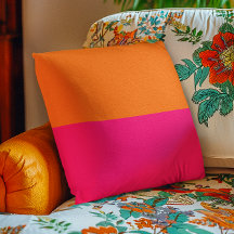 Halv orange och stark rosa