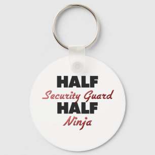 Halv ordningsvakt halva Ninja Nyckelring