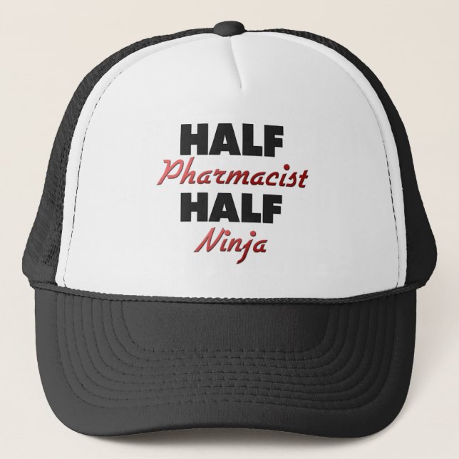 Halv Pharmacist halva Ninja Truckerkeps (Framsida)