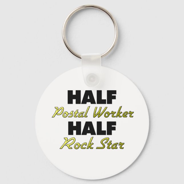 Halv postarbetare, halv Rockstjärna Nyckelring (Framsida)
