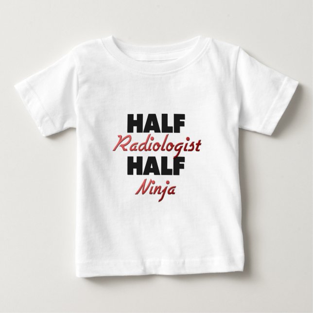 Halv Radiologist halva Ninja T-shirt (Framsida)