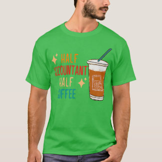 Halv revisor, halverad kaffektteckenrevisor Gift F T Shirt