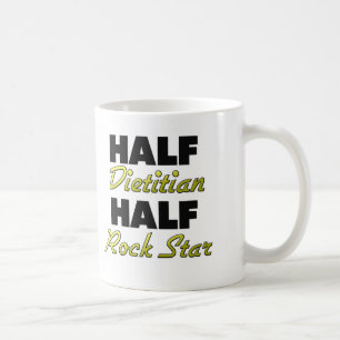 Halv rockstjärna för halv Dietitian Kaffemugg