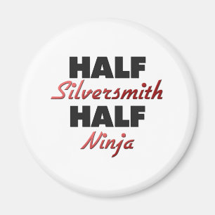 Halv Silversmith halva Ninja Magnet