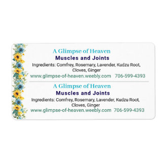 Halv-storlek slavetikett - Muskelfront Fraktsedel