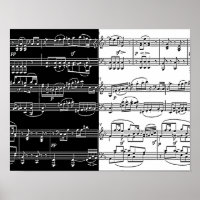 halv svart halv vitmusik noter