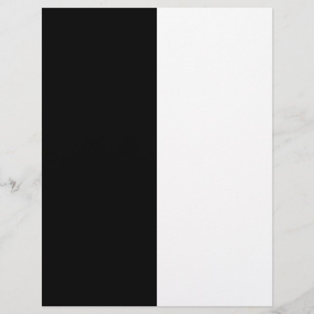 Halv svart och halv vit Mitten anpassar detta (Framsida)