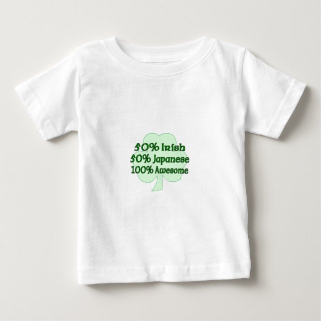 Halv totalt enorm irländsk halv japan tee shirt (Framsida)