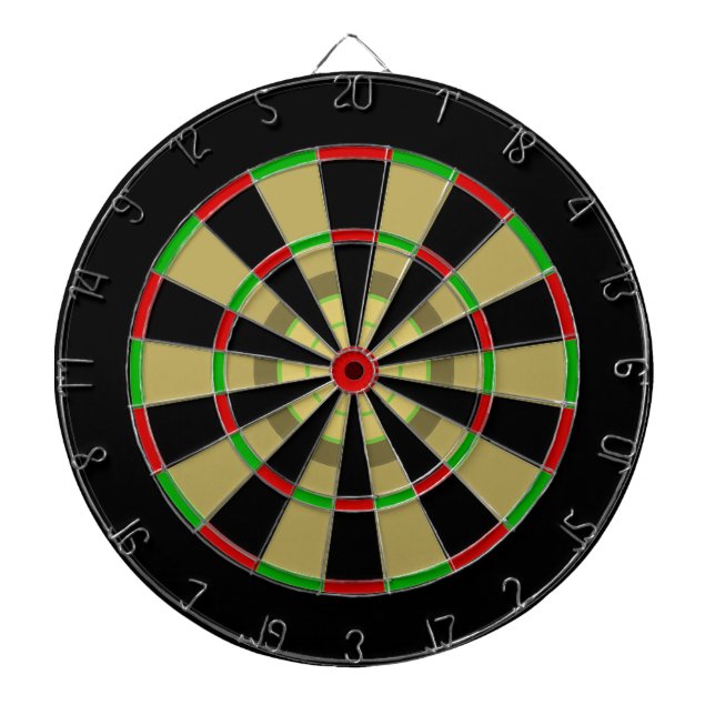 Halv traditionell Dartboard för mång- ring Piltavla (Framsidan)