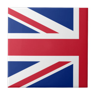 Halv Union Jack Kakelplatta