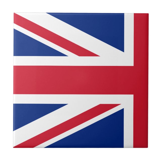 Halv Union Jack Kakelplatta (Framsidan)