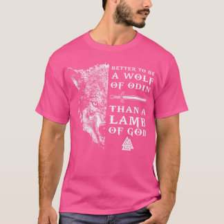 Halv Varg av Odin Norse Mythology T Shirt