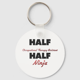 Halv yrkes- terapiassistent halva Ninja Nyckelring
