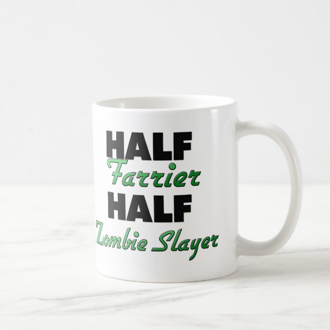 Halv ZombieSlayer för halv Farrier Kaffemugg (Höger)