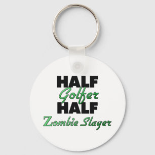 Halv ZombieSlayer för halv golfare Nyckelring