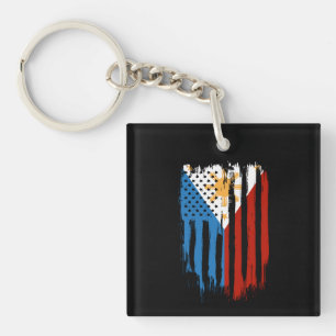 Halva amerikanska halvfilippinskt Filippinskt Flag