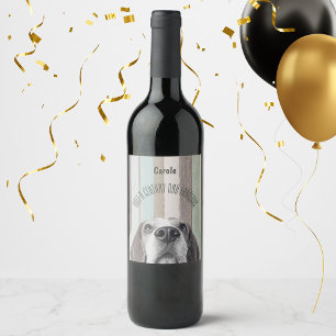 Halva århundradet och Fabulous 50-årsdagen Vinflaska Etikett