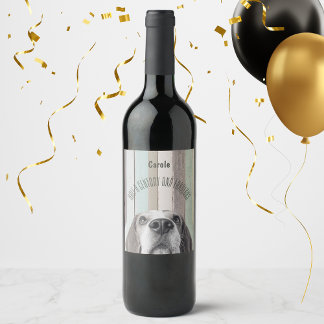 Halva århundradet och Fabulous 50-årsdagen Vinflaska Etikett