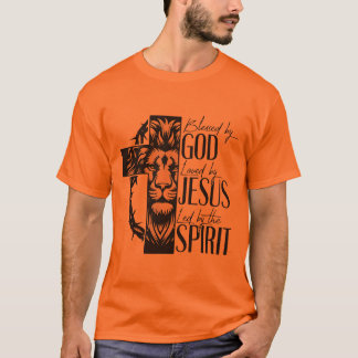 Halva ärmar orange T-Shirt