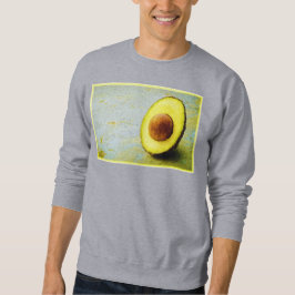 "Halva Avocado", matfoto. Köp nu Lång Ärmad Tröja