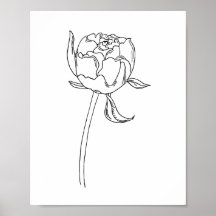 Halva blomkål teckning på poster