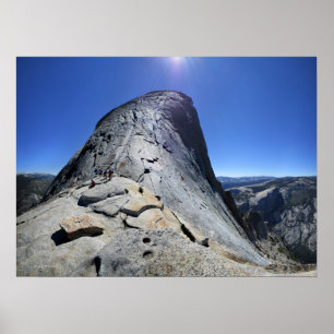 Halva Dome från kablarnas bas - Yosemite Poster