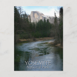 Halva Dome i Yosemite National Park, Kalifornien Vykort