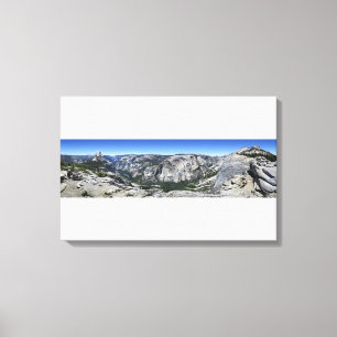 Halva Dome och Yosemite Valley - Yosemite Canvastryck