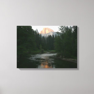 Halva Dome Sunset i Yosemite National Park Canvastryck
