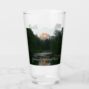Halva Dome Sunset i Yosemite National Park Glaskopp