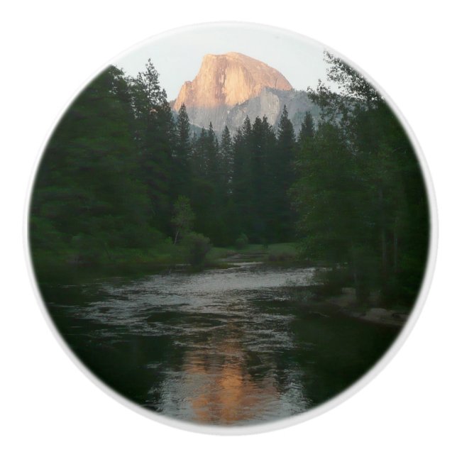 Halva Dome Sunset i Yosemite National Park Knopp (Framsidan)