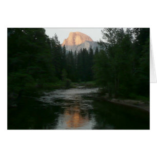 Halva Dome Sunset i Yosemite National Park OBS Kort