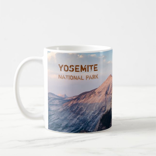 Halva Dome, Yosemite National Park, Kalifornien Kaffemugg (Vänster)