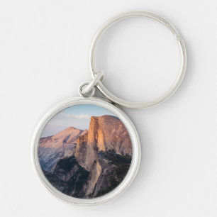 Halva Dome, Yosemite National Park, Kalifornien Rund Silverfärgad Nyckelring