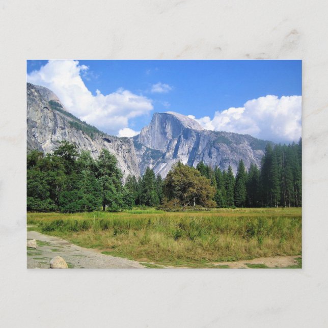 Halva Dome, Yosemite National Park, Kalifornien Vykort (Framsida)