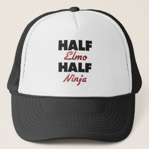 Halva Elmo halva Ninja Truckerkeps