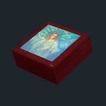 Halva Figur i en ängel av Vincent van Gogh Smyckeskrin<br><div class="desc">Halva Figur i en ängel (efter Rembrandt) av Vincent van Gogh är en vintage bra konst post impressionism religiösa porträtt som målar med en ängel med vingar och en halofärg. Om konstnären: Vincent Willem van Gogh var en målare från Post impressionist, vars verk var mest framträdande för dess skönhet, känslomässiga...</div>