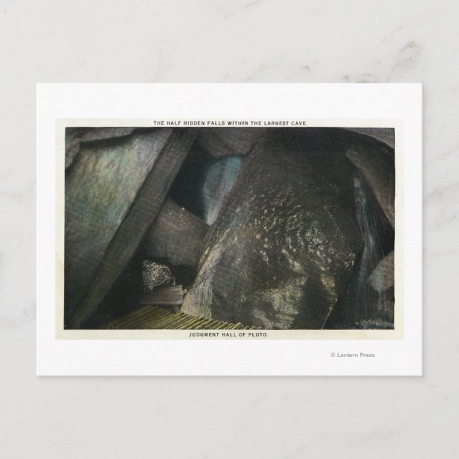 Halva Gömt FallsView of Court of Plato Vykort (Framsida)